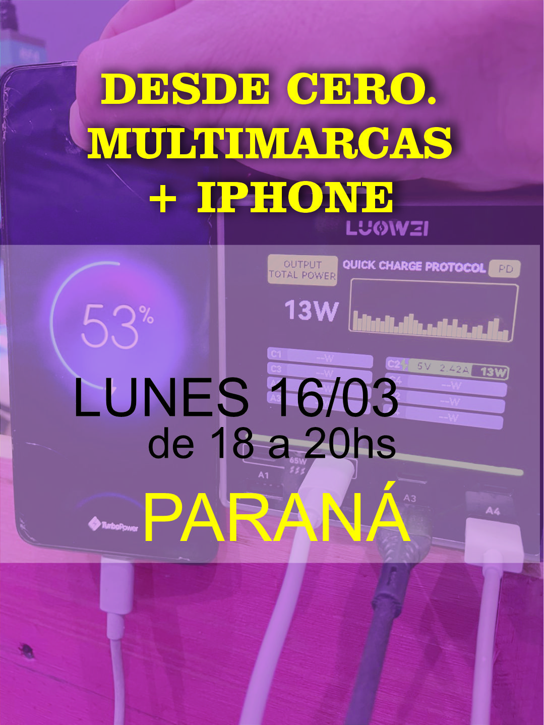 Desde cero + iphone Paraná